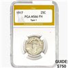 Image 1 : 1917 Standing Liberty Quarter PGA MS66 FH Type 1