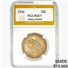 Image 1 : 1936 Albany Half Dollar PGA MS67+ Monster