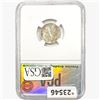 Image 2 : 1923 Mercury Silver Dime PGA MS66 FSB Rainbow