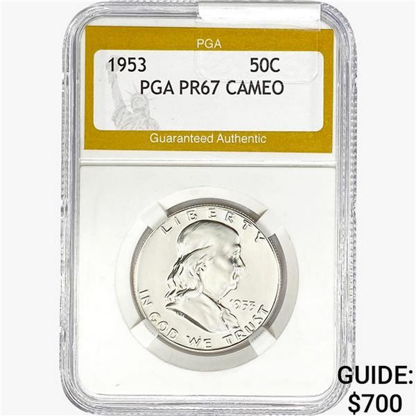 1953 Franklin Half Dollar PGA PR67