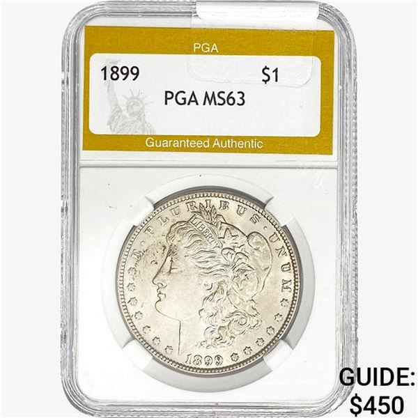 1899 Morgan Silver Dollar PGA MS63