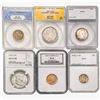Image 2 : [8] 1893-1950 5C-50C Silver Coinage