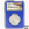 Image 1 : 1860-O High O SL. 50C Ship. Effect W/ Book Set NGC