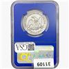 Image 2 : 1858-O DBLD 1 SL. 50C Ship. Effect W/ Book Set NGC UNC