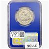 Image 2 : 1854-O ARWS SL. 50C Ship. Effect W/ Book Set NGC UNC