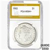 Image 1 : 1902 Morgan Silver Dollar PGA MS64+