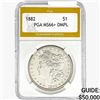 Image 1 : 1882 Morgan Silver Dollar PGA MS66+ DMPL