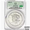 Image 1 : 2023-S Silver Peace Dollar CAC PR70 Reverse Proof