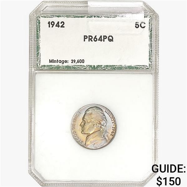 1942 Washington Silver Nickel PCI PR64 PQ