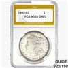 Image 1 : 1890-CC Morgan Silver Dollar PGA MS65 DMPL