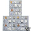 Image 1 : [6] 1964 5-Coin U.S. Mint Philadelphia Soft Pack