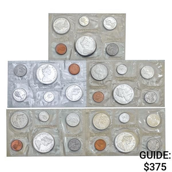 [5] 1964 6-Coin Canada P.L. Set