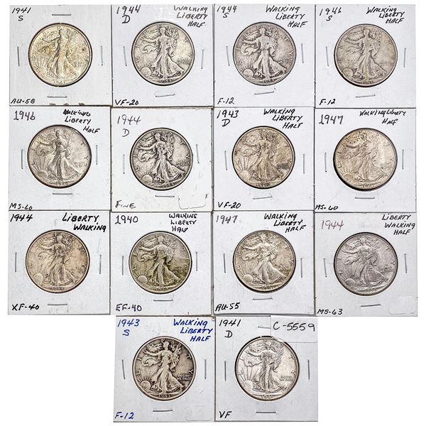 [14] 1940-1947 Walking Liberty Half Dollar