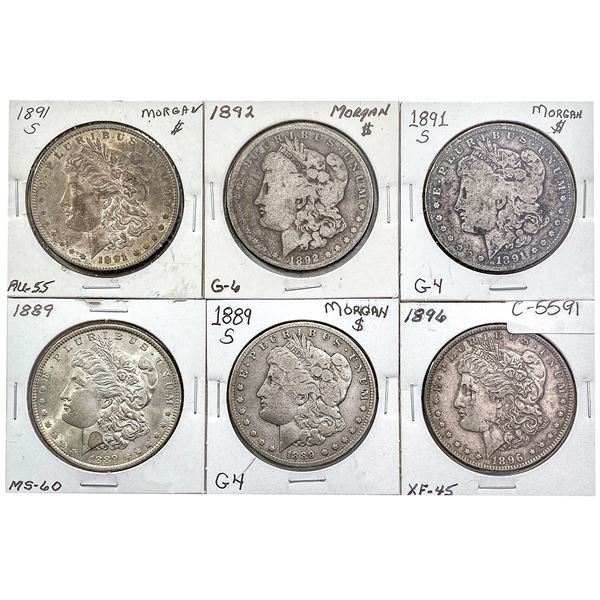 [6] 1889-1896 Morgan Silver Dollar