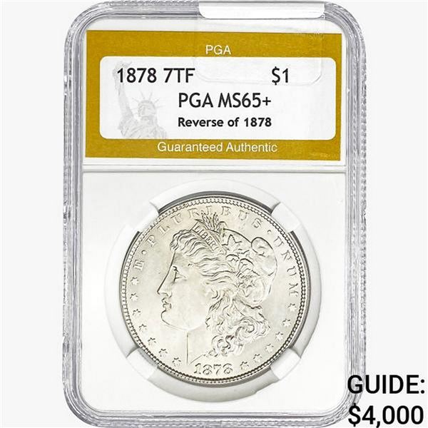 1878 Morgan Silver Dollar PGA MS65+ REV 78