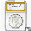 Image 1 : 1878 8TF Morgan Silver Dollar PGA MS64 PL
