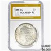 Image 1 : 1885-CC Morgan Silver Dollar PGA MS66+ PL