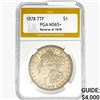 Image 1 : 1878 Morgan Silver Dollar PGA MS65+