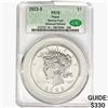 Image 1 : 2023-S Silver Peace Dollar CAC PR70 Reverse Proof
