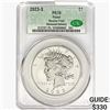 Image 1 : 2023-S Silver Peace Dollar CAC PR70 Reverse Proof
