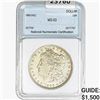 Image 1 : 1900-O/CC Morgan Silver Dollar NNC MS63