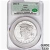 Image 1 : 2023-S Silver Peace Dollar CAC PR70 Reverse Proof