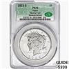 Image 1 : 2023-S Silver Peace Dollar CAC PR70 Reverse Proof