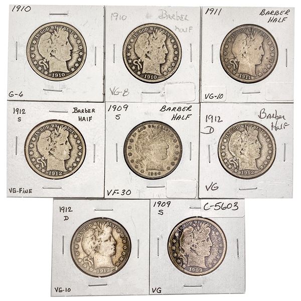 [8] 1909-1912 Barber Half Dollar