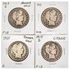 Image 1 : [4] 1913&1915 Barber Half Dollar