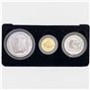 Image 2 : [3] 2021 U.S. Mint PF SILV & Gold NLEM Commem. Set