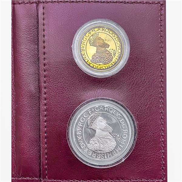[2] 1987 Silver & Gold Belgium Commem. Set