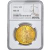 Image 1 : 1924 $20 Gold Double Eagle NGC MS64