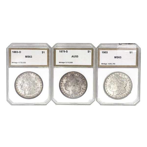 [3] 1883-O - 1903 Morgan Silver Dollar AU/MS