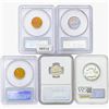Image 2 : [5] 1909-1961 Varied Coinage Collection NGC/PCGS MS/PR
