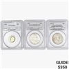 Image 1 : [3] 1952-1962 1 10C, 2 50C PCGS MS/PR