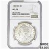 Image 1 : 1882-CC Morgan Silver Dollar NGC MS63