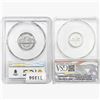 Image 2 : [2] 1939&2015-W Roosevelt 10C, Jeff. 5C ANACS/PCGS
