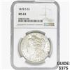 Image 1 : 1878-S Morgan Silver Dollar NGC MS63