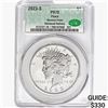 Image 1 : 2023-S Silver Peace Dollar CAC PR70 Reverse Proof