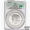 Image 1 : 2023-S Silver Peace Dollar CAC PR70 Reverse Proof