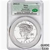 Image 1 : 2023-S Silver Peace Dollar CAC PR70 Reverse Proof