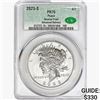 Image 1 : 2023-S Silver Peace Dollar CAC PR70 Reverse Proof