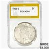 Image 1 : 1935-S Silver Peace Dollar PGA MS64