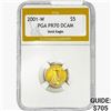 Image 1 : 2001-W $5 1/10oz Gold Eagle PGA PR70 DCAM