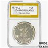 Image 1 : 1874-CC Silver Trade Dollar PGA UNC Shipwreck Effect