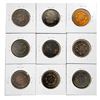 Image 2 : [9] 1818-1827 Assorted Large Cents