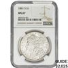Image 1 : 1881-S Morgan Silver Dollar NGC MS67