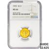 Image 1 : 1905 $2.50 Gold Quarter Eagle NGC MS66