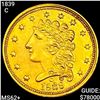 Image 1 : 1839-C $2.50 Gold Quarter Eagle UNCIRCULATED +