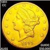 Image 1 : 1891-CC $20 Gold Double Eagle HIGH GRADE